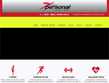 Tablet Screenshot of personalcenterjau.com.br